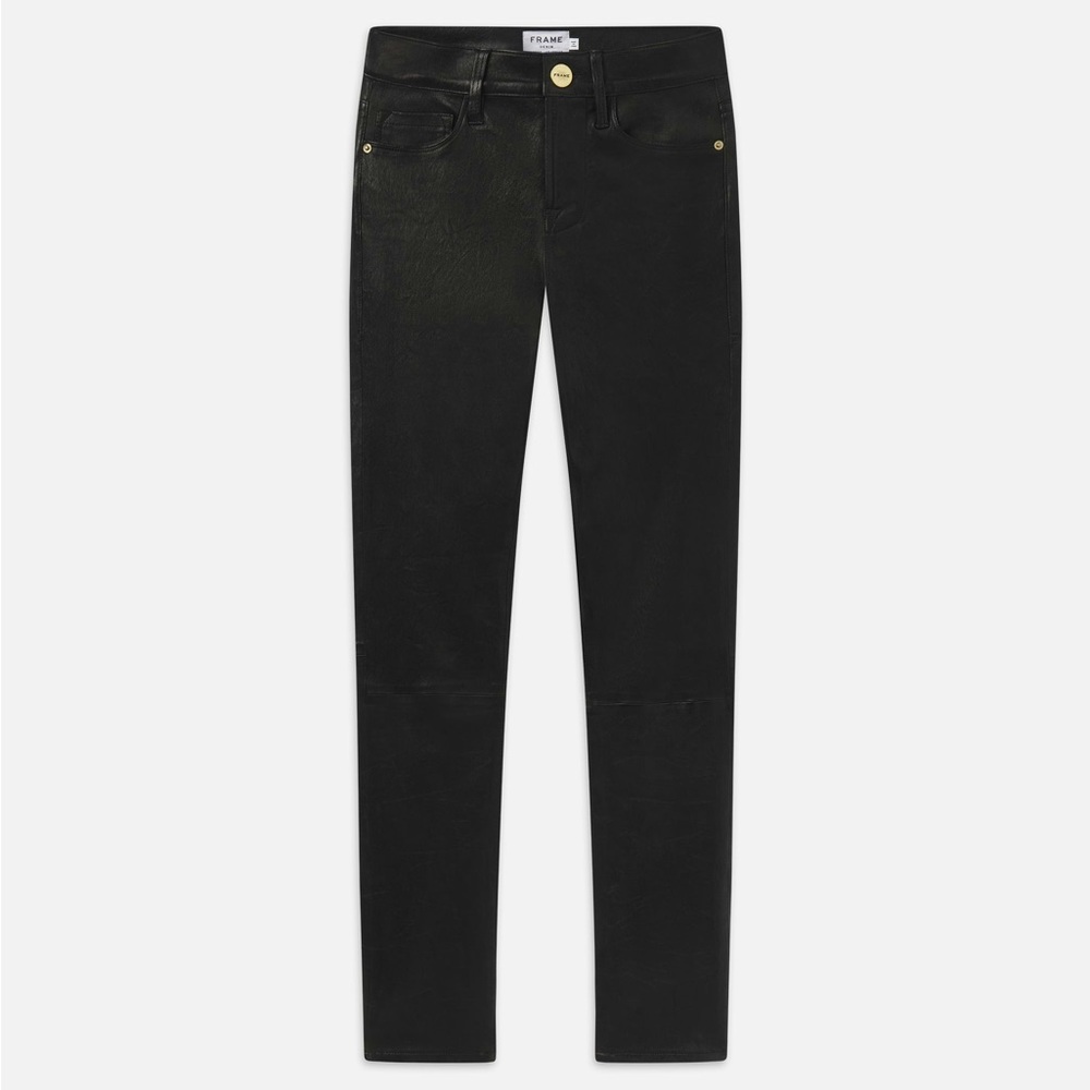Frame L’Homme Skinny Black Jeans